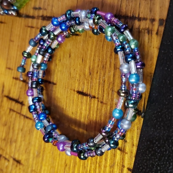 Set of handmade wrap bracelets - Picture 11 of 14